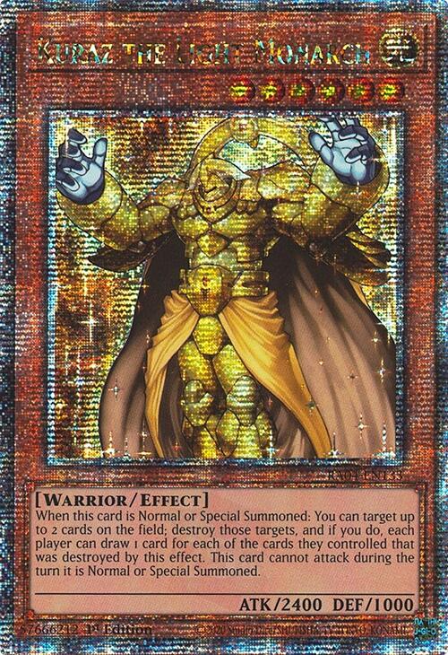 Kuraz the Light Monarch [RA04-EN133] Quarter Century Secret Rare | Gear Gaming Fayetteville