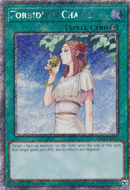Forbidden Chalice [RA04-EN137] Platinum Secret Rare | Gear Gaming Fayetteville