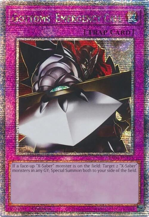 Gottoms' Emergency Call [RA04-EN138] Quarter Century Secret Rare | Gear Gaming Fayetteville