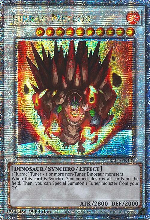 Jurrac Meteor [RA04-EN139] Quarter Century Secret Rare | Gear Gaming Fayetteville