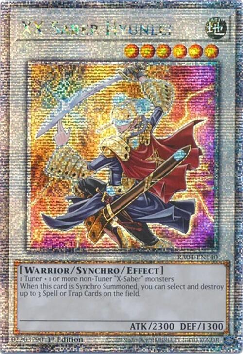 XX-Saber Hyunlei [RA04-EN140] Quarter Century Secret Rare | Gear Gaming Fayetteville