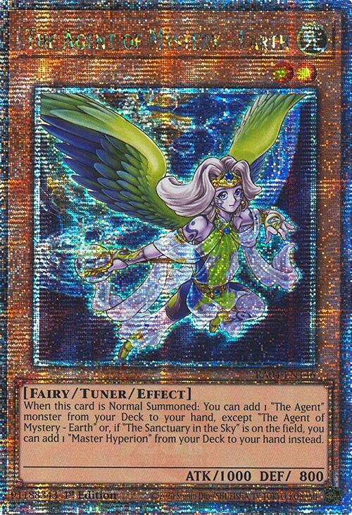 The Agent of Mystery - Earth [RA04-EN146] Quarter Century Secret Rare | Gear Gaming Fayetteville