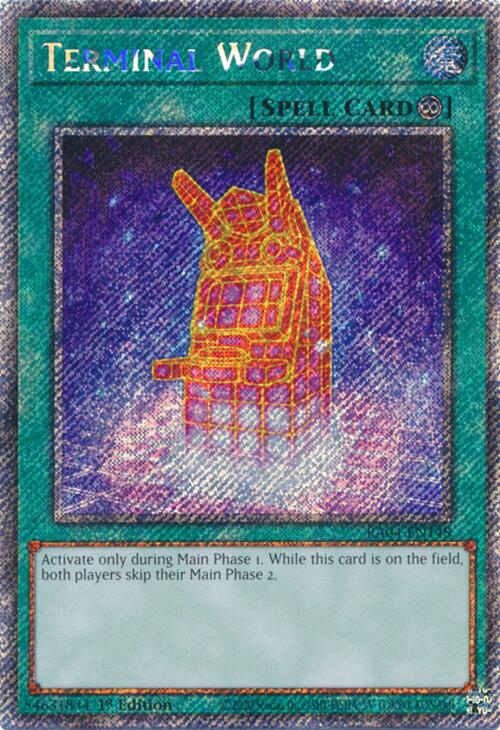Terminal World [RA04-EN148] Platinum Secret Rare | Gear Gaming Fayetteville