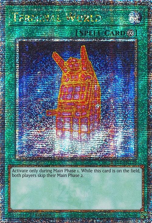 Terminal World [RA04-EN148] Quarter Century Secret Rare | Gear Gaming Fayetteville