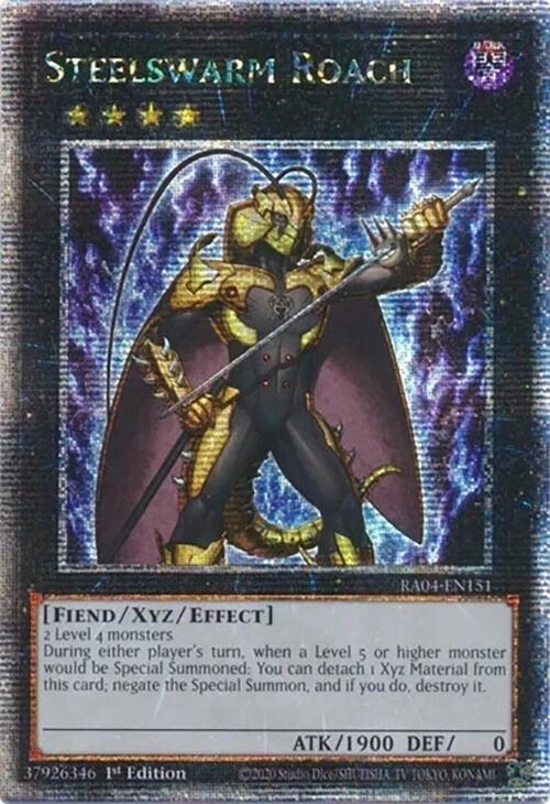 Steelswarm Roach [RA04-EN151] Quarter Century Secret Rare | Gear Gaming Fayetteville