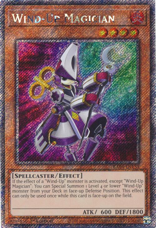 Wind-Up Magician [RA04-EN153] Platinum Secret Rare | Gear Gaming Fayetteville