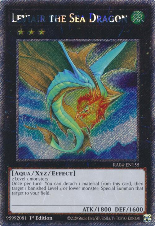 Leviair the Sea Dragon [RA04-EN155] Platinum Secret Rare | Gear Gaming Fayetteville