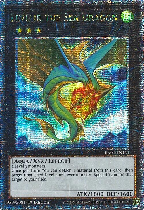 Leviair the Sea Dragon [RA04-EN155] Quarter Century Secret Rare | Gear Gaming Fayetteville