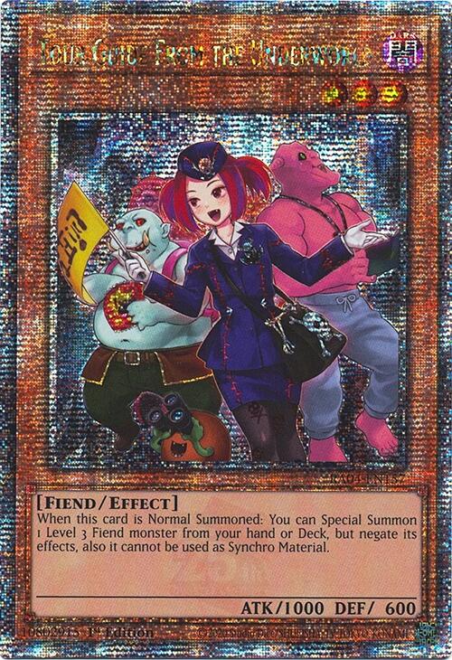 Tour Guide from the Underworld (Alternate Art) [RA04-EN157] Quarter Century Secret Rare | Gear Gaming Fayetteville