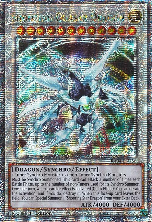 Shooting Quasar Dragon [RA04-EN158] Quarter Century Secret Rare | Gear Gaming Fayetteville