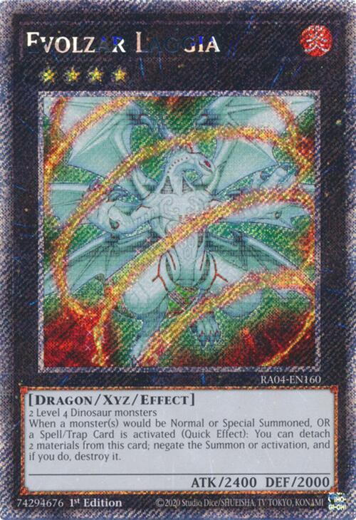Evolzar Laggia [RA04-EN160] Platinum Secret Rare | Gear Gaming Fayetteville
