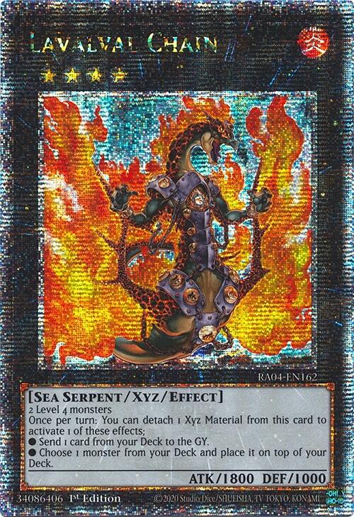 Lavalval Chain [RA04-EN162] Quarter Century Secret Rare | Gear Gaming Fayetteville