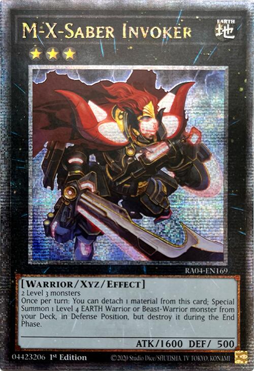 M-X-Saber Invoker [RA04-EN169] Quarter Century Secret Rare | Gear Gaming Fayetteville