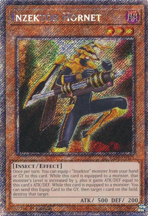 Inzektor Hornet [RA04-EN171] Platinum Secret Rare | Gear Gaming Fayetteville