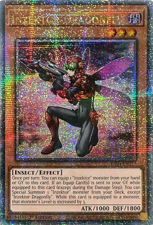 Inzektor Dragonfly [RA04-EN172] Quarter Century Secret Rare | Gear Gaming Fayetteville