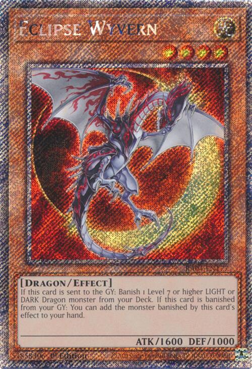 Eclipse Wyvern [RA04-EN177] Platinum Secret Rare | Gear Gaming Fayetteville