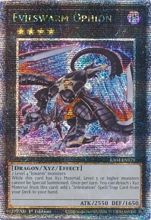 Evilswarm Ophion [RA04-EN179] Quarter Century Secret Rare | Gear Gaming Fayetteville