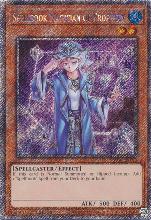 Spellbook Magician of Prophecy [RA04-EN183] Platinum Secret Rare | Gear Gaming Fayetteville