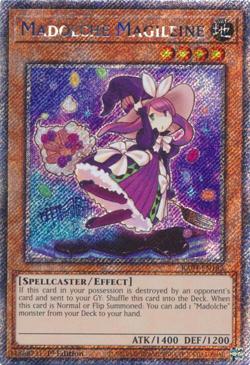 Madolche Magileine [RA04-EN185] Platinum Secret Rare | Gear Gaming Fayetteville