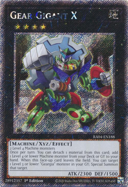 Gear Gigant X [RA04-EN188] Platinum Secret Rare | Gear Gaming Fayetteville