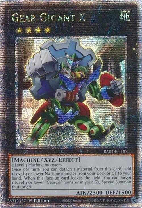 Gear Gigant X [RA04-EN188] Quarter Century Secret Rare | Gear Gaming Fayetteville