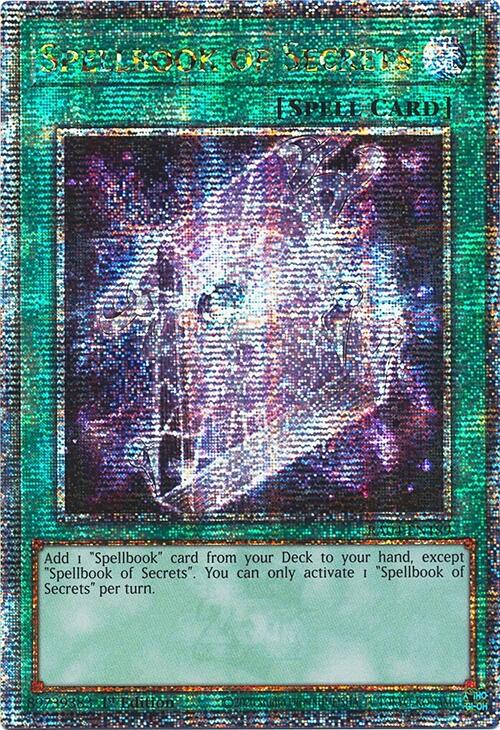 Spellbook of Secrets [RA04-EN189] Quarter Century Secret Rare | Gear Gaming Fayetteville