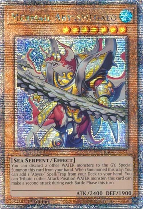 Mermail Abyssmegalo [RA04-EN191] Quarter Century Secret Rare | Gear Gaming Fayetteville