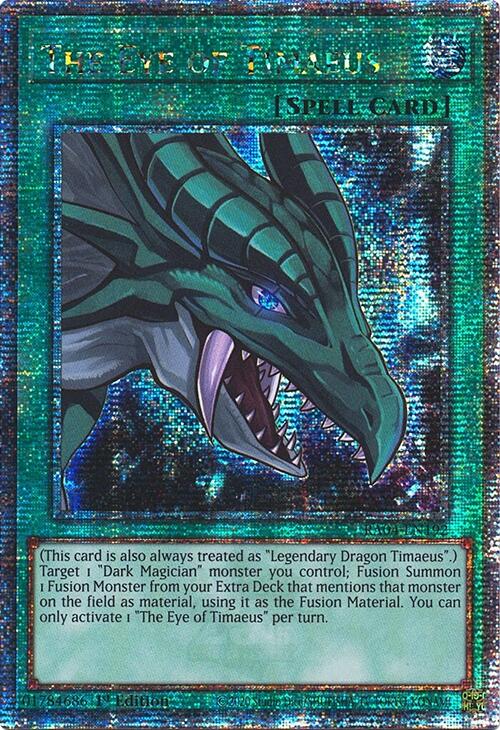 The Eye of Timaeus [RA04-EN192] Quarter Century Secret Rare | Gear Gaming Fayetteville