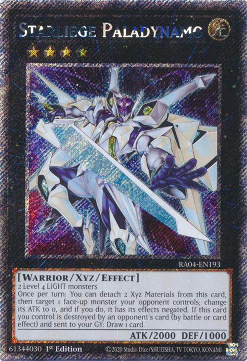 Starliege Paladynamo [RA04-EN193] Platinum Secret Rare | Gear Gaming Fayetteville