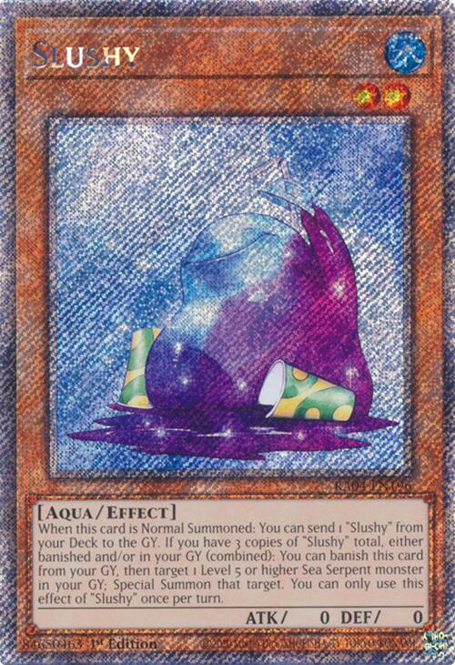 Slushy [RA04-EN196] Platinum Secret Rare | Gear Gaming Fayetteville