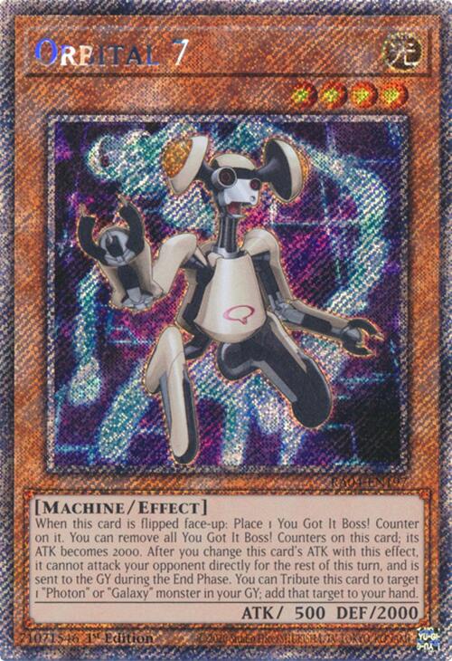 Orbital 7 [RA04-EN197] Platinum Secret Rare | Gear Gaming Fayetteville