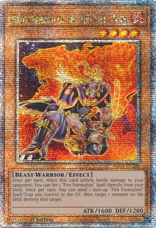Brotherhood of the Fire Fist - Bear [RA04-EN198] Quarter Century Secret Rare | Gear Gaming Fayetteville