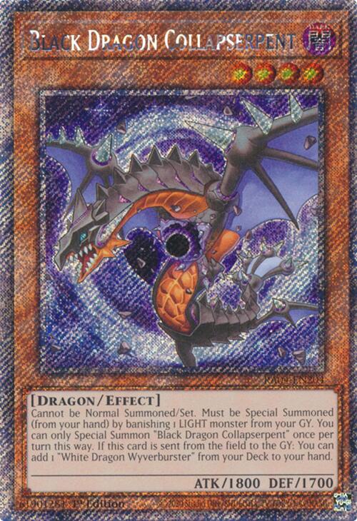 Black Dragon Collapserpent [RA04-EN204] Platinum Secret Rare | Gear Gaming Fayetteville