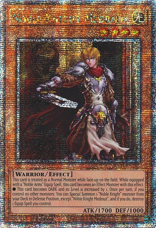 Noble Knight Medraut [RA04-EN205] Quarter Century Secret Rare | Gear Gaming Fayetteville