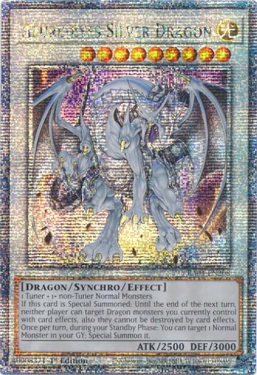 Azure-Eyes Silver Dragon [RA04-EN208] Quarter Century Secret Rare | Gear Gaming Fayetteville