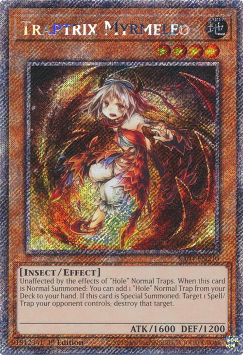 Traptrix Myrmeleo [RA04-EN210] Platinum Secret Rare | Gear Gaming Fayetteville