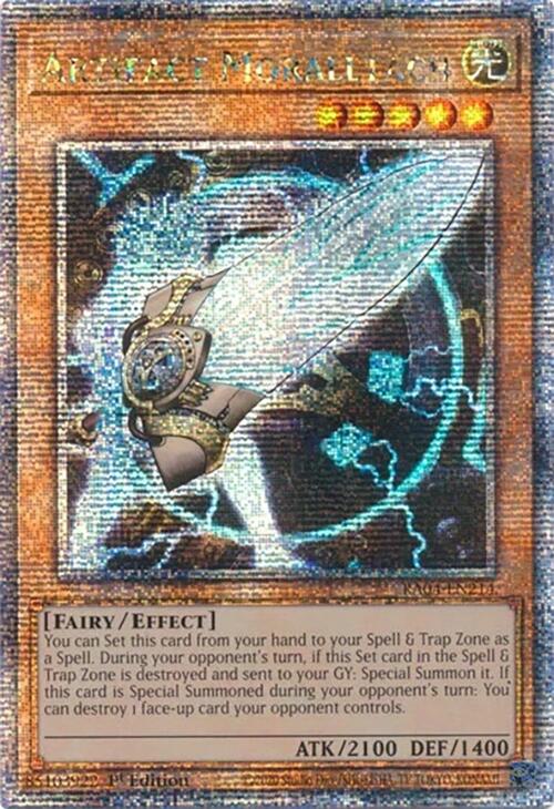 Artifact Moralltach [RA04-EN214] Quarter Century Secret Rare | Gear Gaming Fayetteville