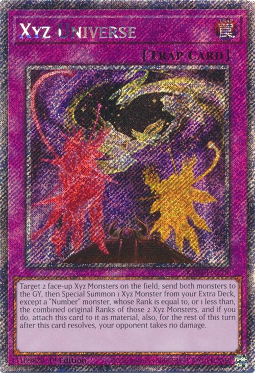 Xyz Universe [RA04-EN218] Platinum Secret Rare | Gear Gaming Fayetteville