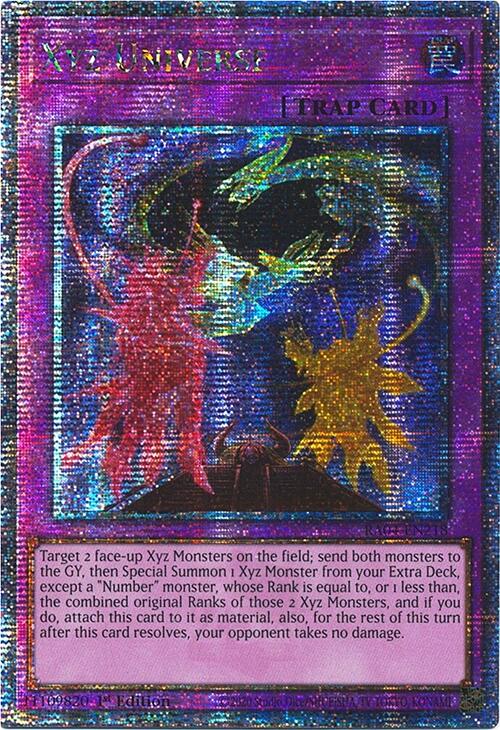 Xyz Universe [RA04-EN218] Quarter Century Secret Rare | Gear Gaming Fayetteville