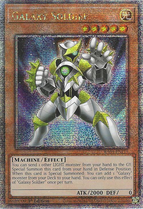 Galaxy Soldier [RA04-EN219] Quarter Century Secret Rare | Gear Gaming Fayetteville