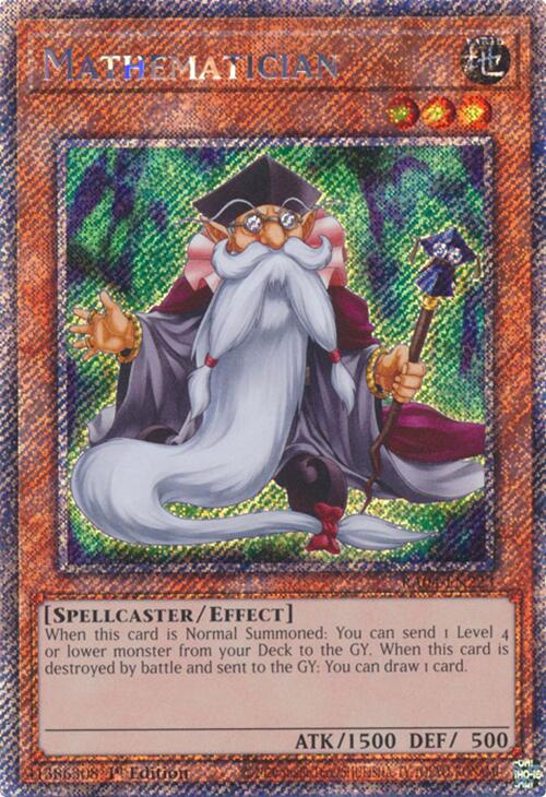 Mathematician [RA04-EN223] Platinum Secret Rare | Gear Gaming Fayetteville