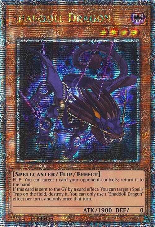 Shaddoll Dragon [RA04-EN228] Quarter Century Secret Rare | Gear Gaming Fayetteville