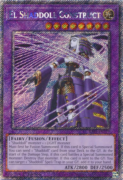 El Shaddoll Construct (Alternate Art) [RA04-EN229] Platinum Secret Rare | Gear Gaming Fayetteville
