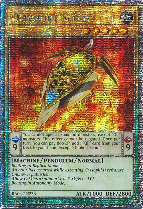 Qliphort Scout [RA04-EN236] Quarter Century Secret Rare | Gear Gaming Fayetteville