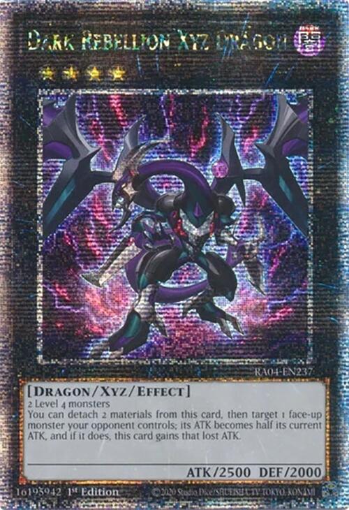 Dark Rebellion Xyz Dragon [RA04-EN237] Quarter Century Secret Rare | Gear Gaming Fayetteville