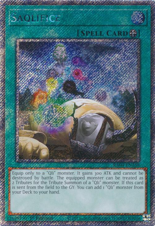 Saqlifice [RA04-EN238] Platinum Secret Rare | Gear Gaming Fayetteville