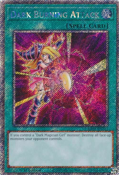 Dark Burning Attack [RA04-EN245] Platinum Secret Rare | Gear Gaming Fayetteville
