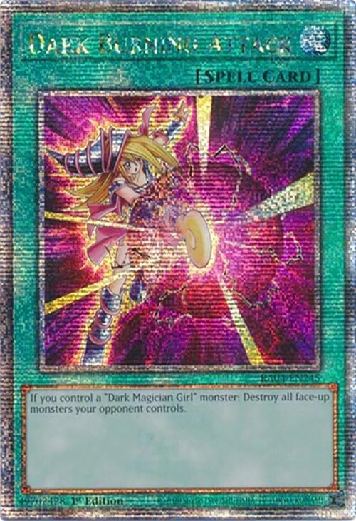 Dark Burning Attack [RA04-EN245] Quarter Century Secret Rare | Gear Gaming Fayetteville