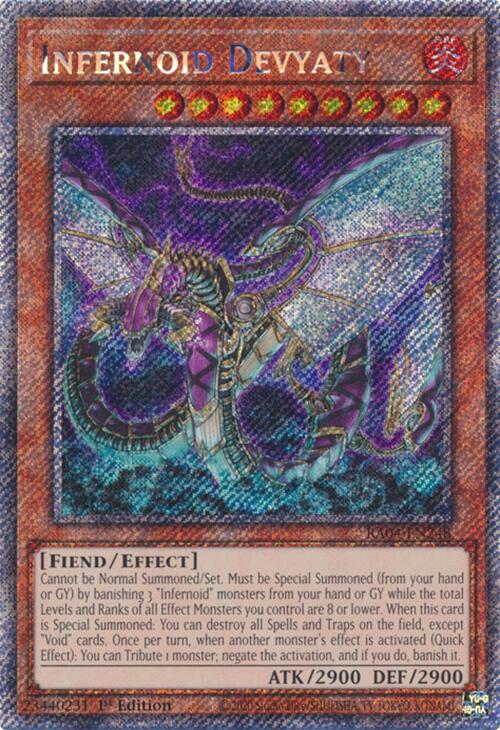 Infernoid Devyaty [RA04-EN248] Platinum Secret Rare | Gear Gaming Fayetteville