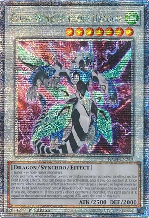 Clear Wing Synchro Dragon [RA04-EN249] Quarter Century Secret Rare | Gear Gaming Fayetteville